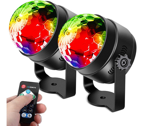 2 Luces Estroboscópicas Activadas Por Sonido