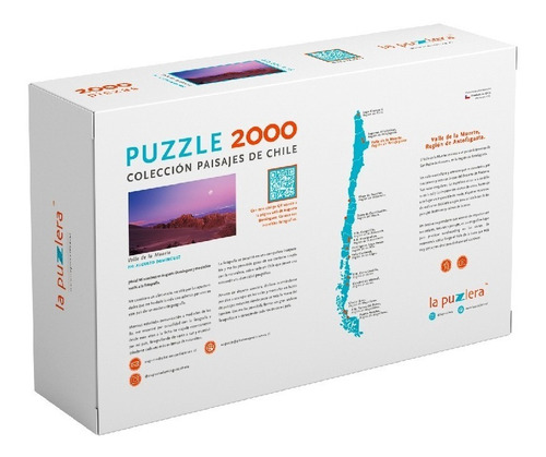 Imagen 2 de 4 de Puzzle 2.000 Piezas Valle De La Muerte Paisajes Chilenos