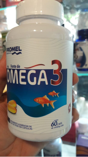 30 Frascos Ômega 3 Óleo De Peixe 60 Caps 1000 Mg Promel