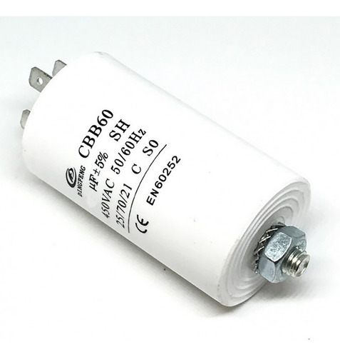 Imagen 1 de 1 de Capacitor Aire Acondicionado 50uf - 450v