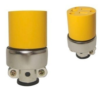 Toma Corriente Amarillo Para 110-125v C/