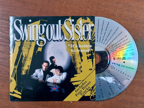 Cd Swing Out Sister - It's Better To Travel (1986) Usa R3