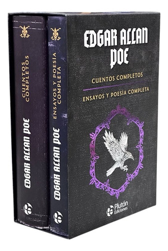 Pack Edgar Allan Poe Cuentos Completos Ensayos Y Poesia, De Poe, Edgar Allan., Vol. 2. Editorial Pluton Ediciones, Tapa Dura En Español, 2024