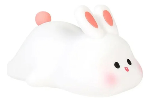 Lâmpada Noturna De Silicone Com Sensor De Toque Cute Rabbit