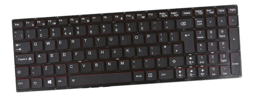 Teclado Compatível Com Lenovo Y50-70 Y70-70 Uk Teclado Sem