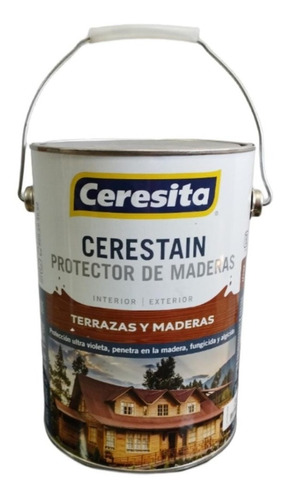 Galón Cerestain Protector De Madera Castaño Pinturasonlinecl