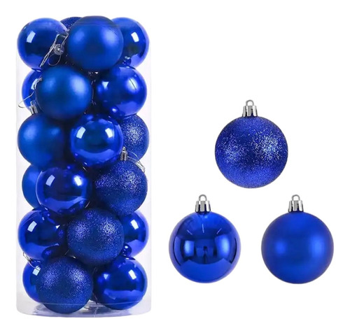 Esferas Bambalinas Bolas De Navidad Decorativas Pack X20 6cm