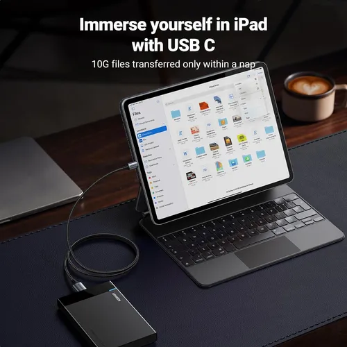 Ugreen 10 Gbps Micro B A Usb C Cables De Disco Duro, 1.5f...