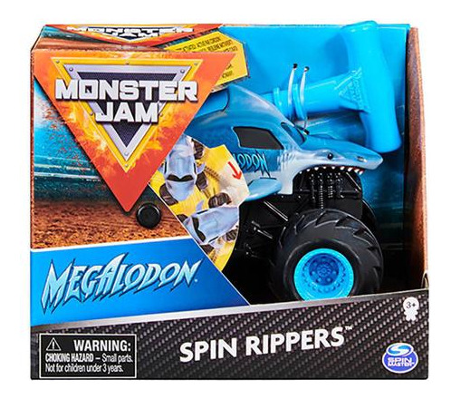 Monster Jam Megalodon Escala 1/43 Spin Rippers