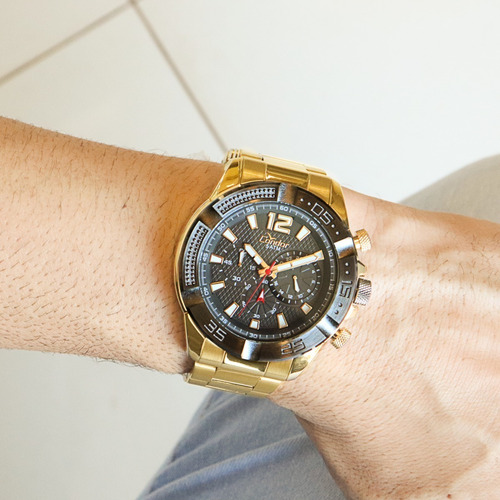 Relógio Condor Masculino Analógico Dourado Ou Prata Original