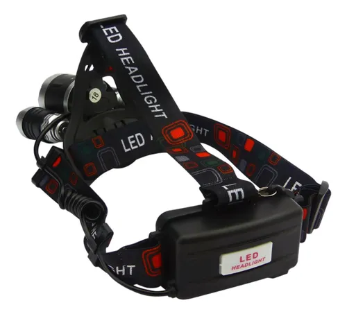 Linterna Minero 3 Led Mod.t6 Usb Recargable En Caja
