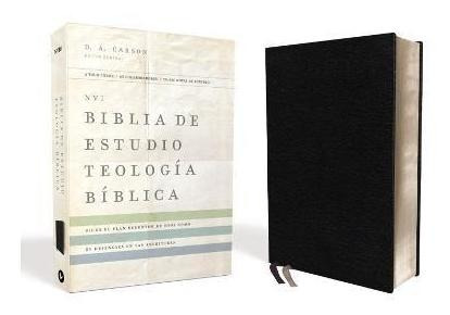 Libro Nvi Biblia De Estudio, Teologia Biblica, Piel Recic...