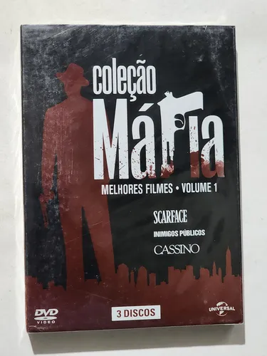 Box Dvd Coleção Máfia Volume 1 3 Filmes Original Lacrado