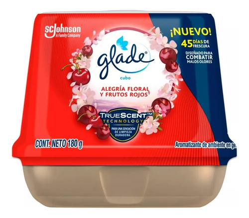 Aromatizante De Cubo Glade Frutos Rojos Contenido 180gr