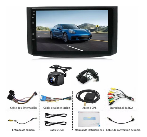 Auto Estéreo 4+32 Gb Android Gps Jetta Mk6 Bora Tiguan Vento