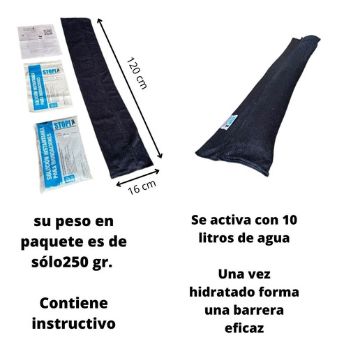 Barreras Rápidas Inundación, Fugas, Polvo, Insectos Pack 2pz