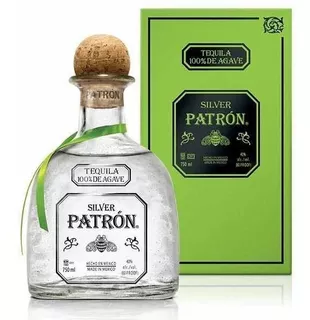 Tequila Patron Silver Litro En Estuche