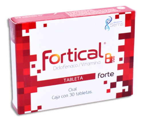 Diclofenaco Complejo B Fortical B Forte Caja 30 Tabletas