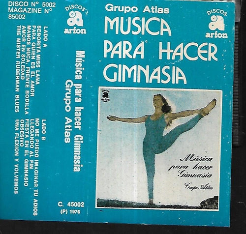 Grupo Atlas Album Musica Para Hacer Gimnasia Cassette