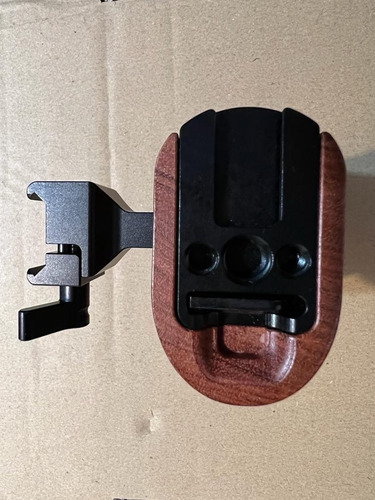 Imagem 3 de 4 de Smallrig Handle Lateral De Madeira 2187 Trilho Nato