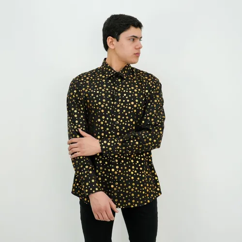 Camisa blanca con lunares new arrivals