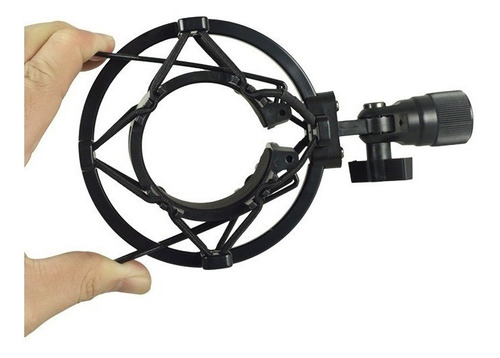 Imagen 9 de 10 de Soporte Para Micrófono Brazo + Filtro Antipop + Shock Mount