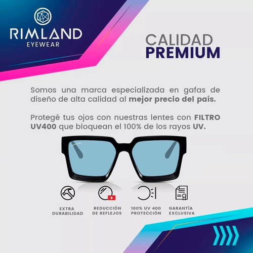 Imagen 4 de 7 de Anteojos Lentes De Sol Rimland Caravan