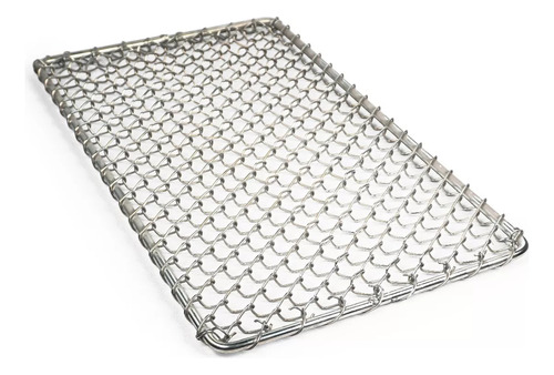Alfombra Felpudo De Alambre 40 X 70 Cm Galvanizado