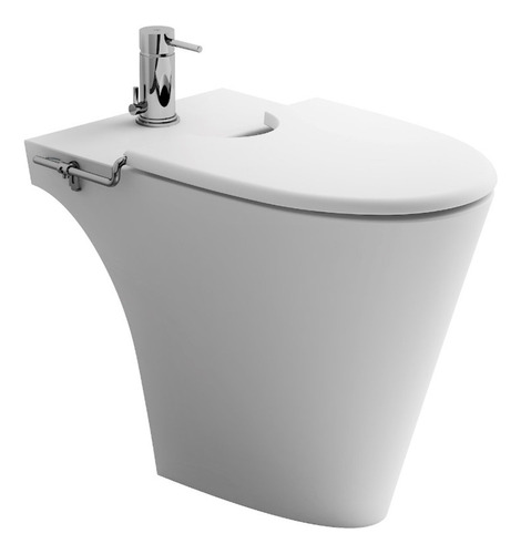 Bidet De 1 Agujero Sanitario Ferrum Marina Blanco Bha1j