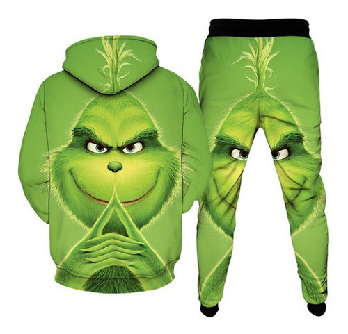 2022 Cómo Grinch Robó Sudaderas Y Pantalones Navideños