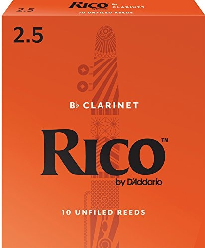 Cañas Rico De D'addario Para Clarinete Bb Fuerza 2.5