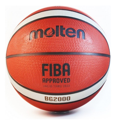 Pelota Básquet Molten B6g2000 Naranja + Medidor De Presión