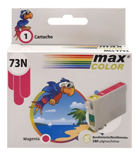 Cartucho Maxcolor Magenta Para Epson Stylus T21 T073320