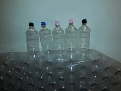 Botella 1 Litro Plástico Pet Transparente X 50