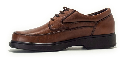 Zapato Hombre Cuero Goma Cordones Horma Grande Envio Gratis