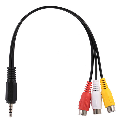 Cable De Audio Y Vídeo De 3,5 Mm A 3 Rca Macho A 3 Rca Hembr