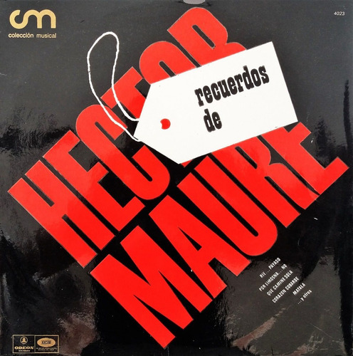 Héctor Maure - Recuerdos De Héctor Maure Lp 