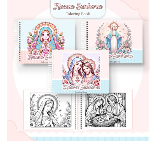 Arquivo De Corte - Livrinho De Colorir 22 Nossa Senhora