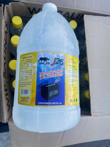 Reactivador De Baterias Para Autocoche 4 Litros J26