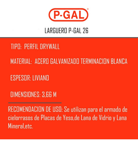 Cielorraso Desmontable Larguero