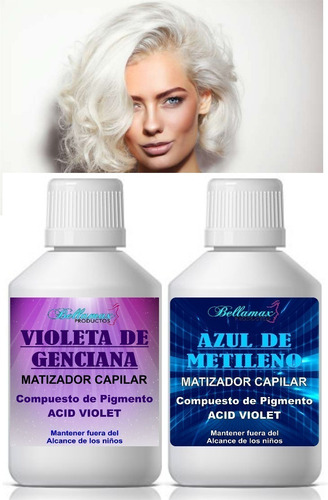 Violeta De Genciana + Azul De Metileno Bellamax 1 Litro Cada