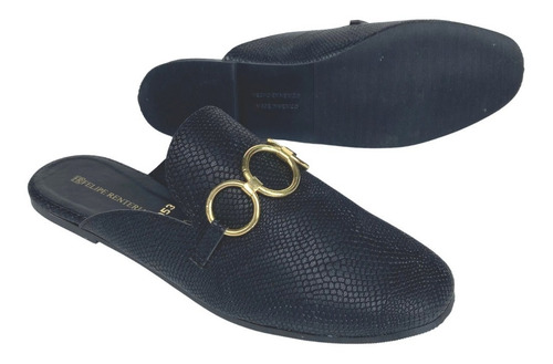 Imagen 6 de 10 de Zapato Mujer Flat Felipe Rentería Mules Dama Moda