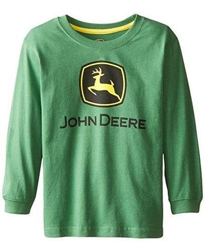 Marcas De Manga Larga John Deere Niños Pequeños Te Verde Niñ