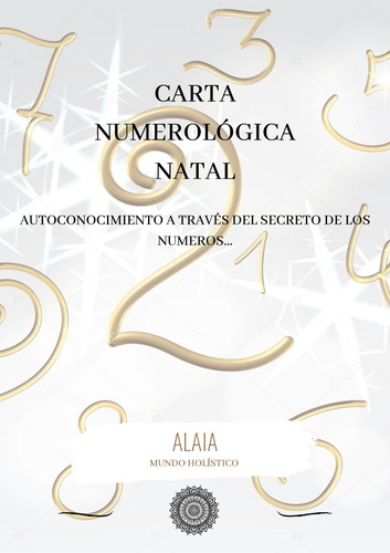 Carta Numerologica Natal Completa Personalizada