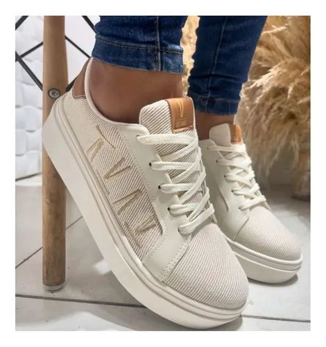 Tênis Vizzano Linho Feminino Original Flatform Conforto