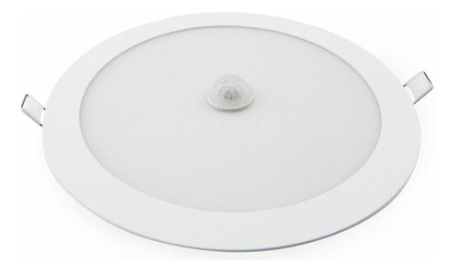 Plafon Led 9w C/ Sensor De Movimiento Luz Blanca Color Blanco