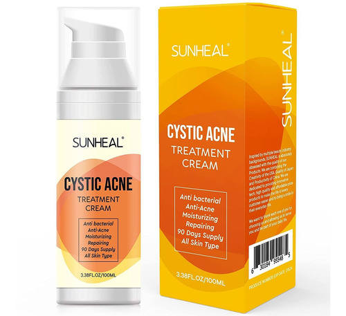 Sunheal Tratamiento Quístico Para El Acné, Crema Para El Acn