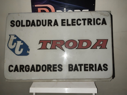 Cartel Luminoso Soldadura Electrica Troda 70 X 50