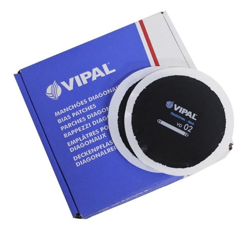 Manchao Reparo Pneus A Frio Vd 02 Vipal 85 Mm Cx C/ 20un