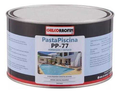 Chilcorrofin 2 Kg Pasta Piscina Pp-77  Celeste